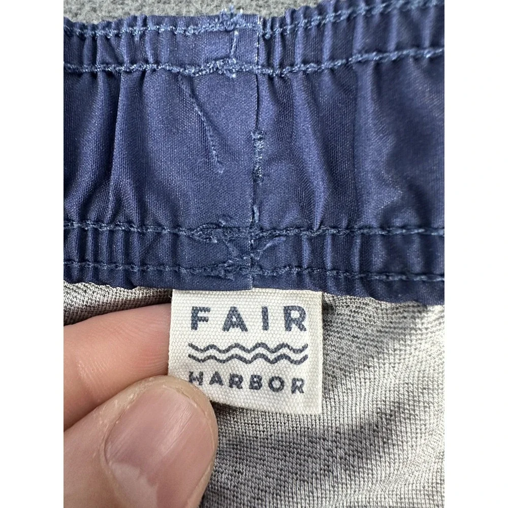Fair Harbor Shorts Mens 2XL Red The Anchor Geometric‎ Abstract Compression Lined
